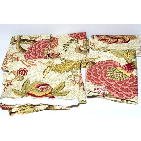 Richloom Upholstery Fabric Original Screen Print Platinum Collection VTG 2011 - Picture 2 of 7